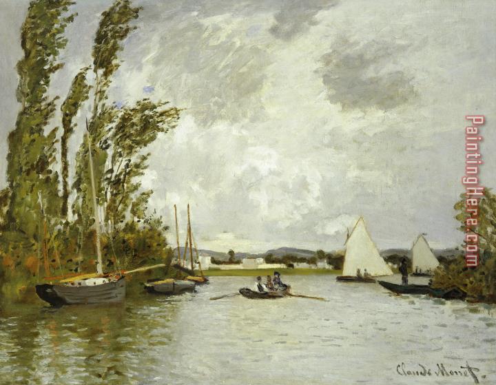 Claude Monet The Little Branch of the Seine at Argenteuil